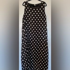 Polka Dot Black and White Women's Skirt